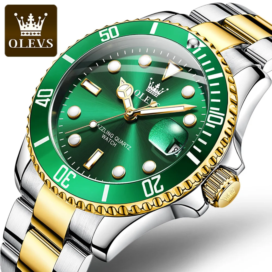 💎 OLEVS 5885 Verde Esmeralda